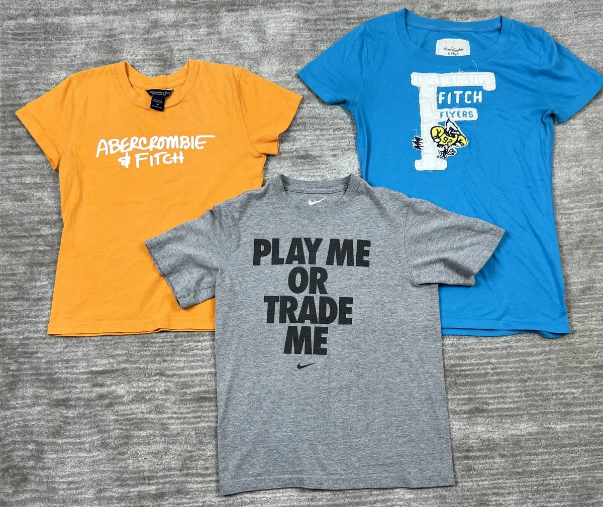 lot de 3 t shirt abercrombie