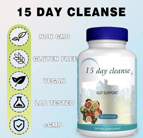 15 Day Cleanse -Cleansing and Detox, Digestive Health Support, Weight Management - Picture 6 of 6