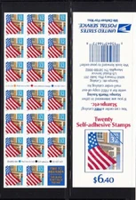 USA BOOKLET SC# 2920a FLAG OVER PORCH $0.32c - 20 S.A. MNH BOOKLET- PL# V23422