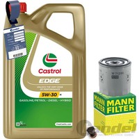 Mann ÖLfilter+Castrol Edge M Passend FüR 1.2/1.4 TSI VW Polo Skoda Fabia Audi A1