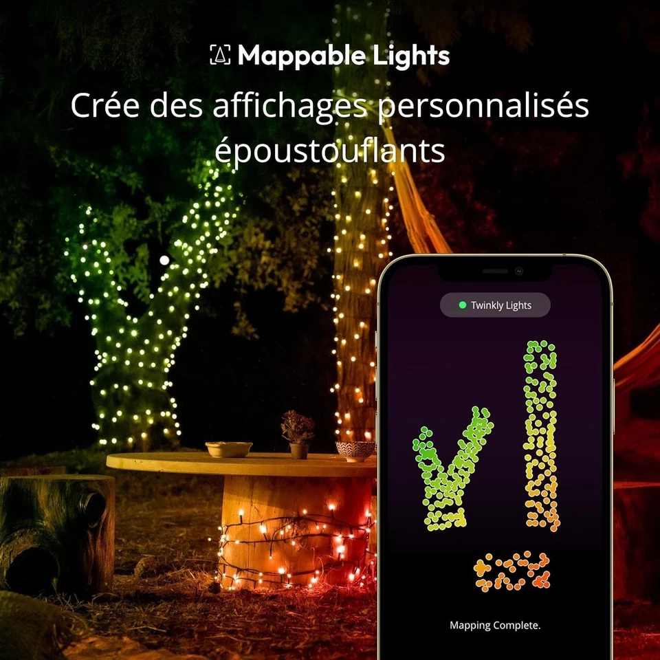 Twinkly Strings – App-Controlled LED Christmas Lights 400 AWW Ecomm - OPEN BOX - Image 3 of 4
