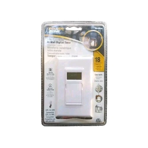 NEW 7 Day Adjusting Indoor Digital Timer With Vacation And Daylight Saving Mode