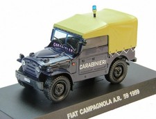 Fiat Campagnola A.R 59 1959 Carabinieri Polizei Metallauto 1:43 Agostini *26