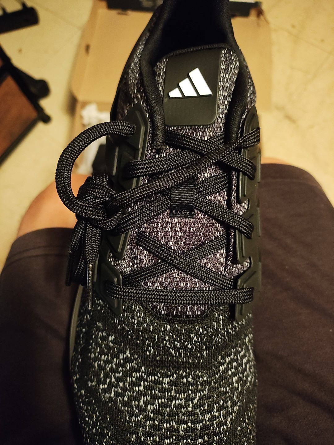 Adidas Running Shoes Black Men's Size 13 thumbnail 2