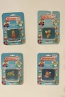 VTG Nintendo Series A Pins Lot Super Mario Koopa Troopa Princess 1989 SEALED NES