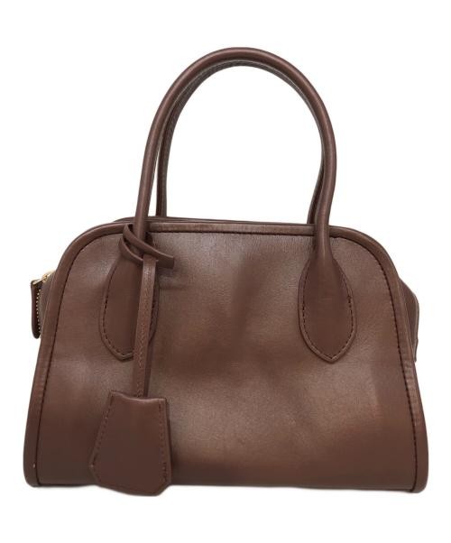 Hoaw                    Mini Boston Bag brown