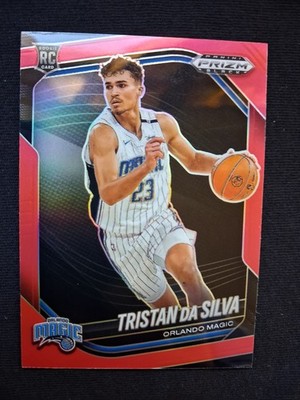 2024-25 PRIZM BLACK NBA - Tristan Da Silva - ROOKIE RED #'d /299 - Orlando Magic
