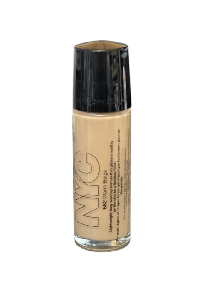 NYC smooth skin liquid foundation 682 warm beige - Image 2 of 3
