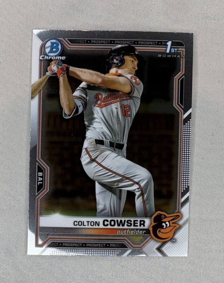 Colton Cowser 2021 1st Bowman Chrome #BDC-166 Baltimore Orioles C