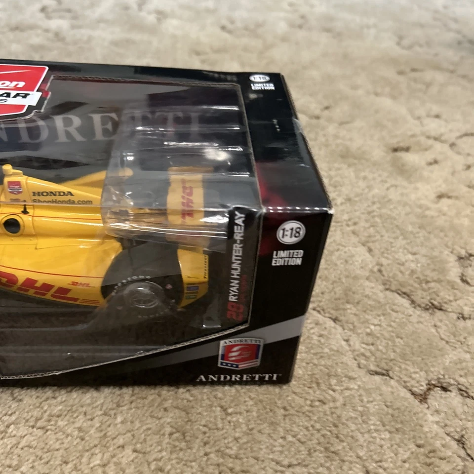 GreenLight escala 1/18 Verizon IndyCar #28 Ryan Hunter-Reay DHL Honda 2015 *Uso* Foto 4 de 4