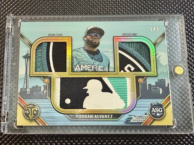 Yordan Alvarez Logoman 1/1 All Star Game Logo - 2024 Triple Threads