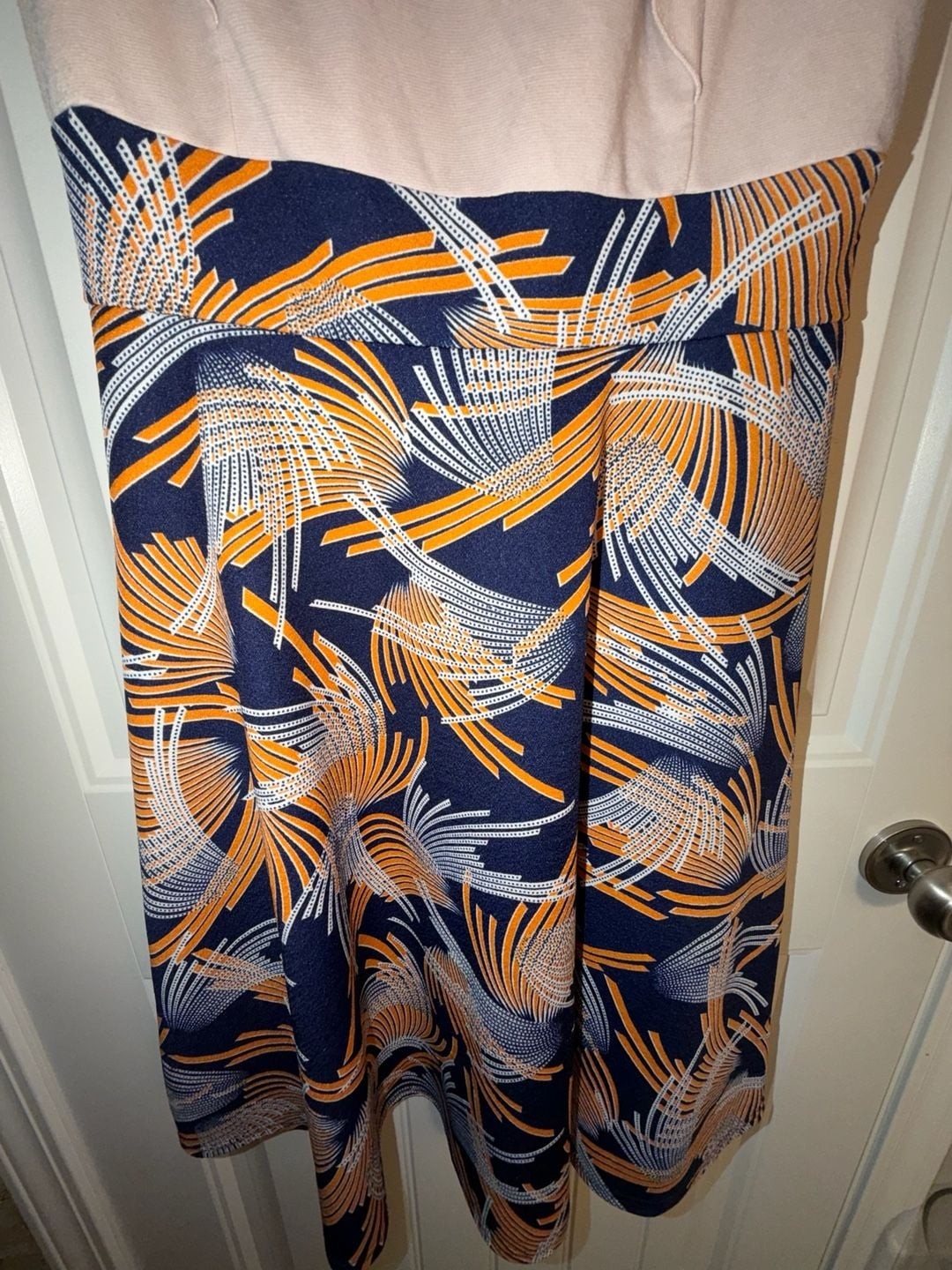 YATHON Ruffle Sleeve Mixed Print Midi Dress • Size Medium 💫, photo 3