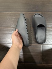 adidas Yeezy Slide Black Men's Open Toe Casual Summer Sandals