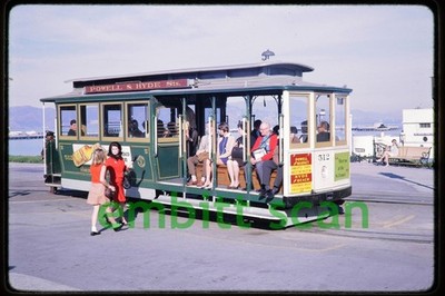 Original Dia, San Francisco Muni Cable Car #512, 1968