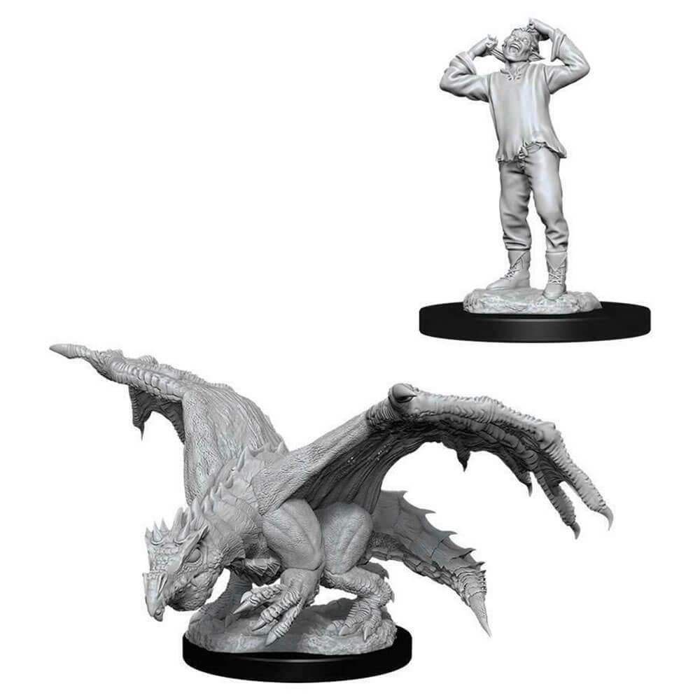D-D Nolzurs Unpainted Miniatures Wave 11 Green Dragon Wyrmling - Afflicted El 2390₽