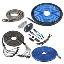 True 4 Gauge AWG 100 OFC Complete Amplifier Wiring Kit 4 Gauge  6-Channel