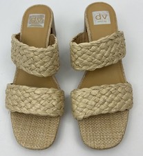 Dolce Vita Stacey Women  s Slip On Sandals Size 9.5- Beige