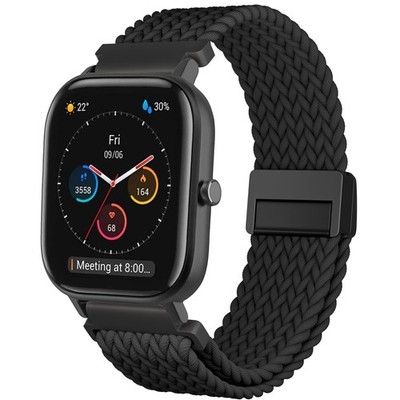Magnetic Braided Nylon Watch Bands Compatible with Amazfit Active 2 /GTR Mini...