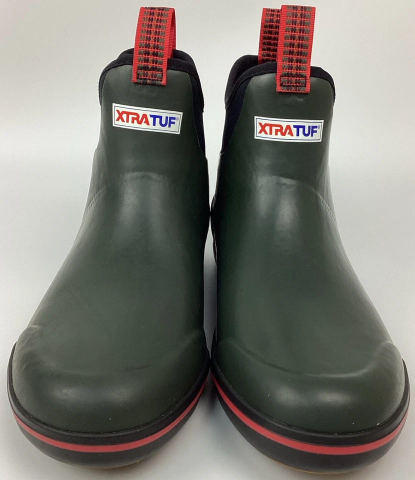 Botas impermeables XTRATUF para hombre de 6" al tobillo de goma verde cazador talla 12 M Foto 3 de 4