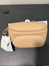 Cloud Island Baby Diaper Sling Bag Crossbody Beige Solid Adjustable Strap Zipper