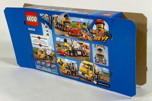 60018 LEGO Cement Truck - 100% Completo con scatola e istruzioni EX COND 2013 - Foto 16 di 20