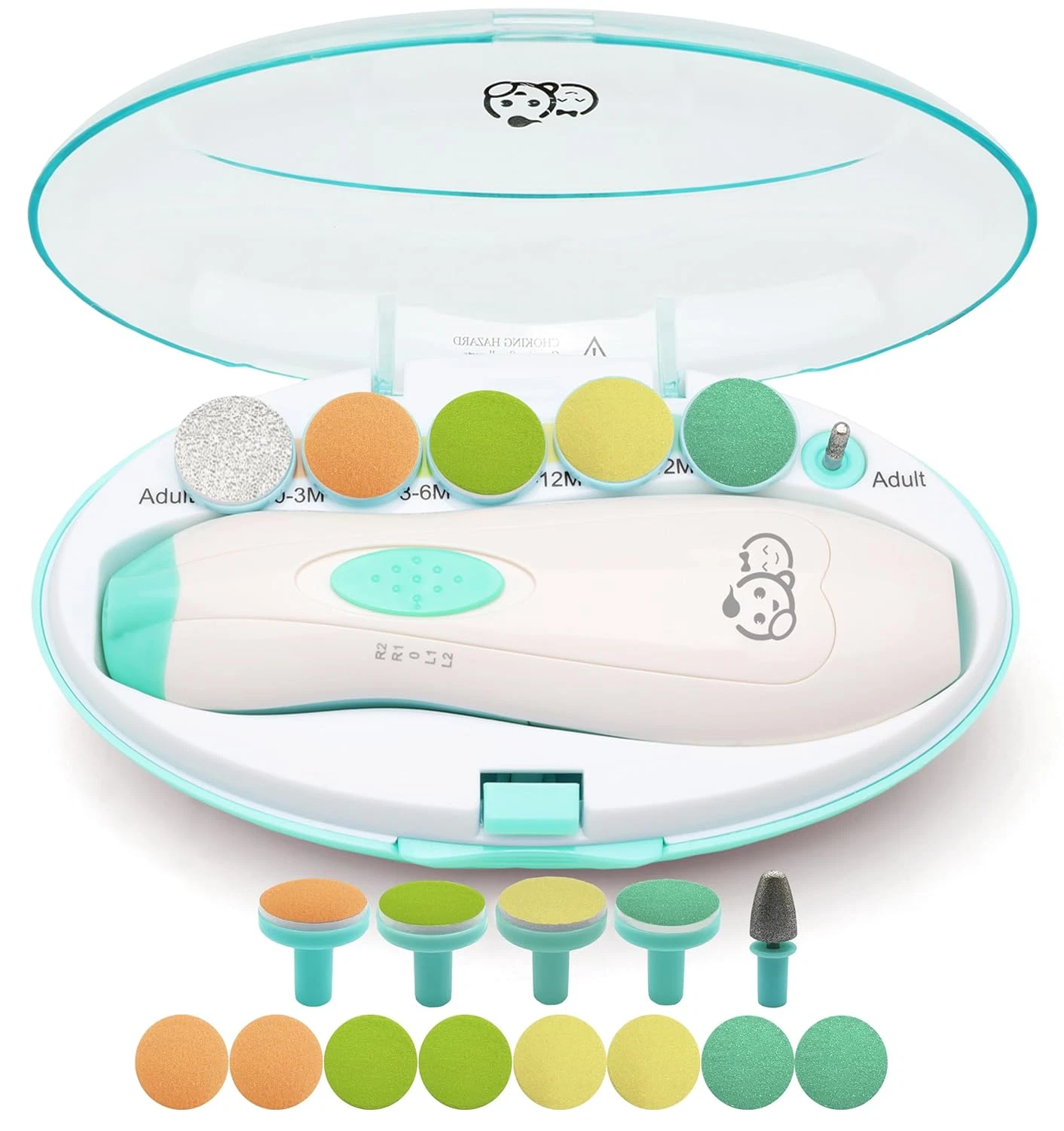Baby Nail Trimmer 21 in 1, Usage Labeled Case & 13 Extra Replacement Tools, Bab
Opens in a new windo