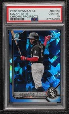 2022 Bowman Sapphire Chrome Prospects Elijah Tatis #BCP-23 PSA 10 GEM MT 0y2q