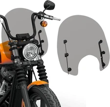 Motorcycle Windshield Smoke  Windscreen for Harley Street Bob FXBB FXBBS 2018-24