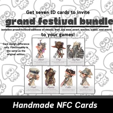 Splatoon Card - 🫟 CHOOSE ANY CHARACTER! 🫟 - Custom Made NFC Cards