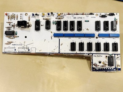 Heathkit ET-3400A Partial PCB 85-2712-1 and ICs SN74LS42N, SN74S00N, SN74LS259N