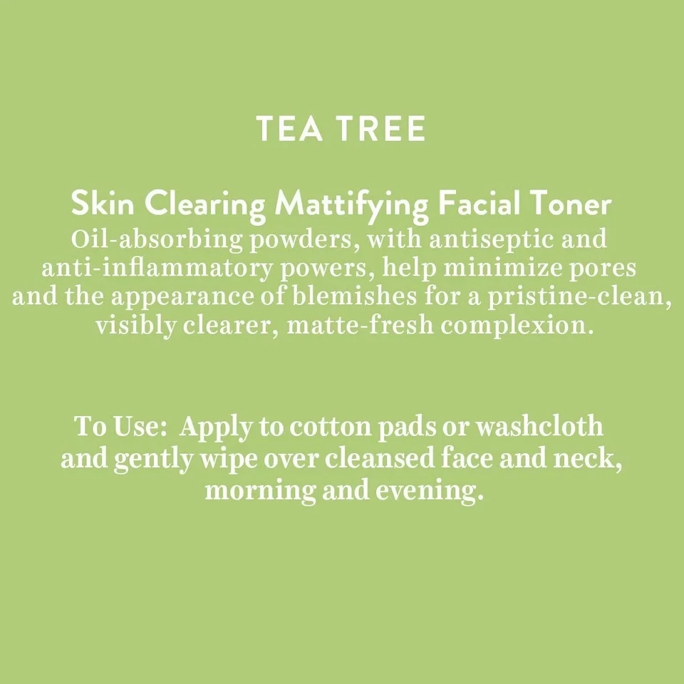 Biotique Tea Tree Skin Clearing Mattifying Facial Toner For Oily Skin 120ml - Image 4 of 4