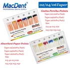 MacDent Dental Endodontic Gutta Percha Point & Absorbent Paper Obturation Points
