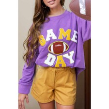 GAME DAY Football Long Sleeve Sweatshirt
