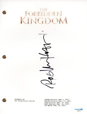 Rob Minkoff “The Forbidden Kingdom” Signed Autograph Full Movie Script ...