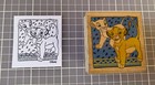 Disney The Lion King Young Simba and Nala Rubber Stamp Rubber Stampede A455-C — photo 1
