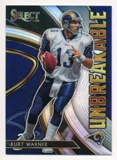 2020 Select KURT WARNER Unbreakable Silver Prizm #U11 *Rams*