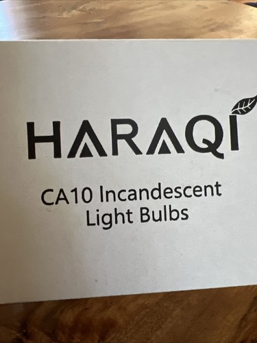 12 Pack 40w CA10 C32 Flame Tip Clear Light Bulbs - Picture 5 of 5