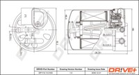 Dr!ve+ Kraftstofffilter Leitungsfilter FüR Mercedes-Benz Vito Mixto 114 CDI 116