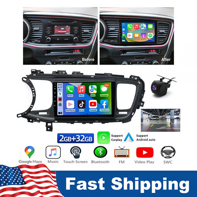 Apple CarPlay Car Radio Stereo GPS Navi Android 12 For 2014 2015 Kia Optima K5