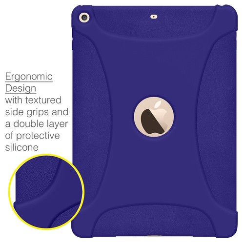 Funda protectora resistente a prueba de golpes AMZER de silicona para iPad 9.7 - Imagen 24 de 41