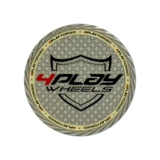 4PLAY Silver & Gold Center Cap Coin