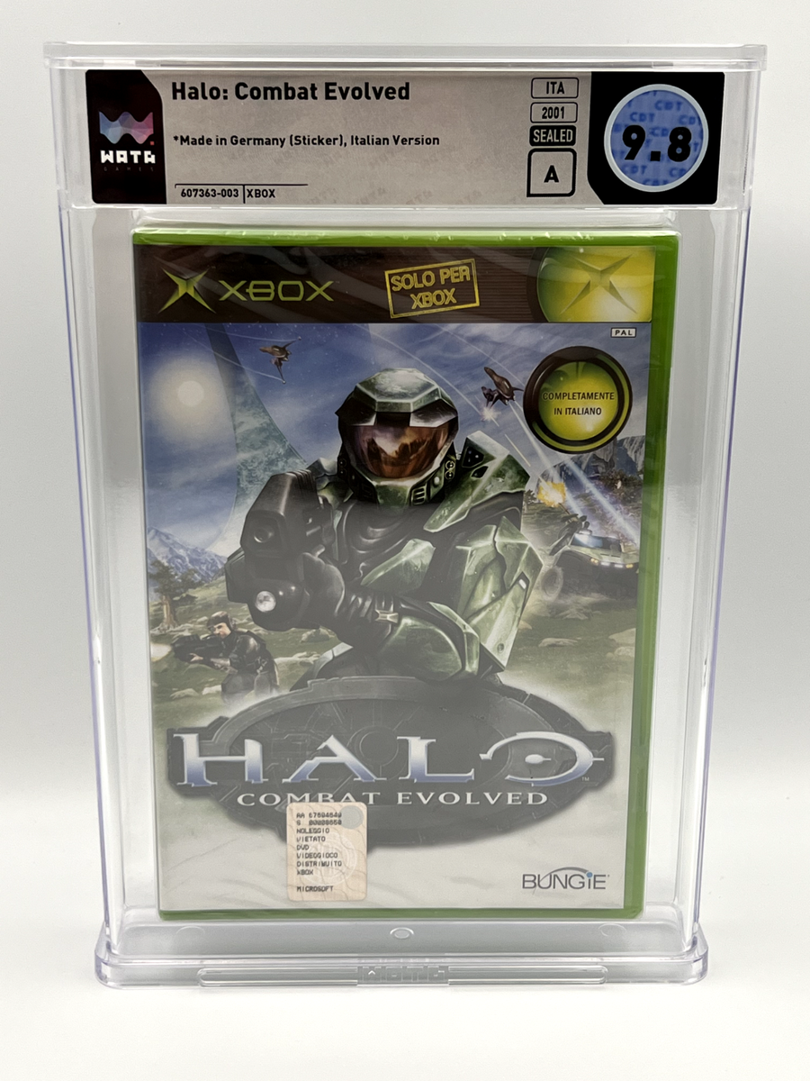 Halo: Combat Evolved (Xbox, 2001) Black Label NEW Factory Sealed