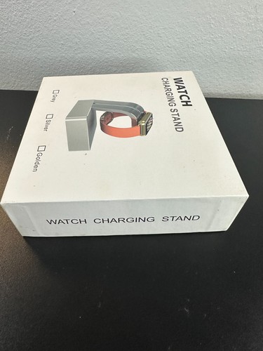 Desktop Stand For Apple Watch Heavy Sturdy - Rose Gold - Solid Base Aluminum - Zdjęcie 4 z 19