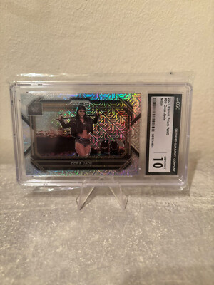 2023 Panini WWE PRIZM Cora Jade 02/25 Mojo CGC gradet GEM Mint 10