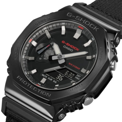 CASIO G-SHOCK GM-2100CB-1AJF Analog Digtal Watch Black Cloth Band