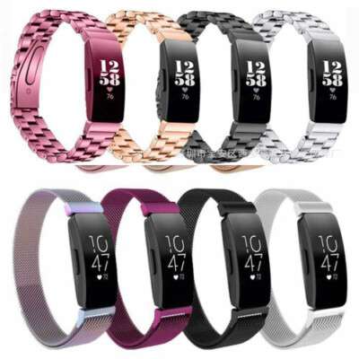 For Fitbit Inspire /2 HR Strap Stainless Steel Milanese