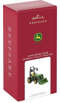 Hallmark John Deere 3038E compact Utility Tractor