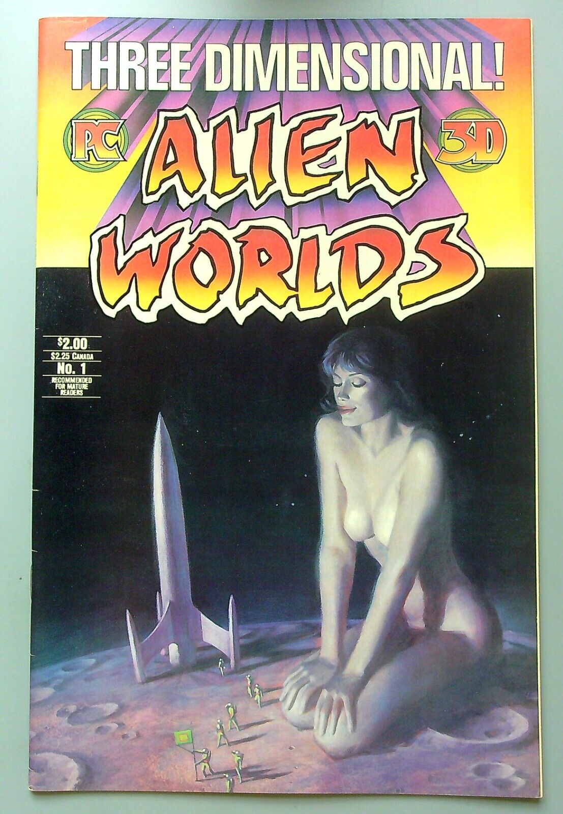 Three Dimensional Alien Worlds #1 ~ PACIFIC 1984 ~ DAVE STEVENS Joe Chiodo FN/VF
