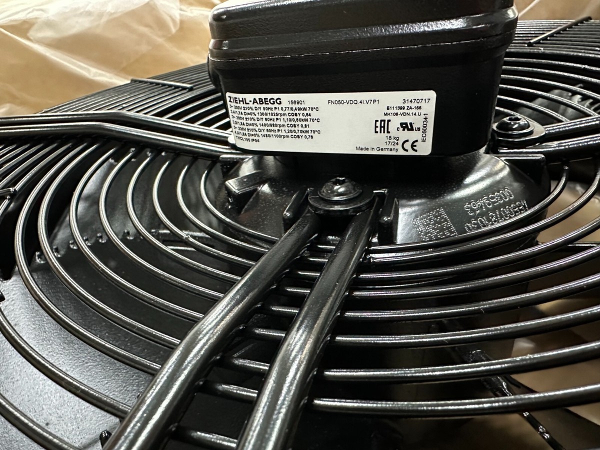 ZIEHL ABEGG AXIAL AC FAN 500 mm / FN050-VDQ.4I.V7P1 / AC / 230/3