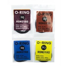 0.5-0.8mm Thick O-Ring Waterproof Watch Back Cover Seal Gasket Case Replacement